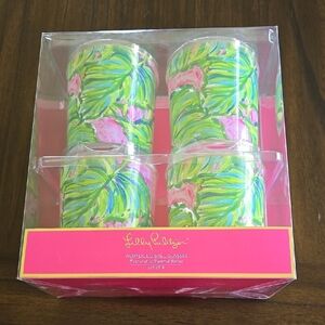 Lilly Pulitzer Tropical Acrylic Glasses Set